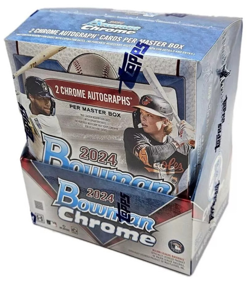 2024 Bowman Chrome Baseball Hobby Box Factory Sealed 