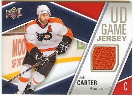 2011-12 Upper Deck Jeff Carter UD Game Jersey
