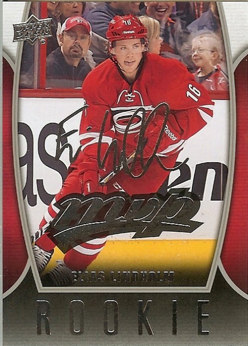 2013-14 Upper Deck Elias Lindholm MVP Rookie