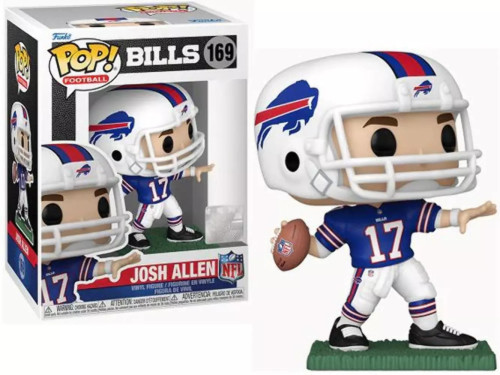 JOSH ALLEN Funko Pop! NFL Vinyl Figure #169 Buffalo Bills