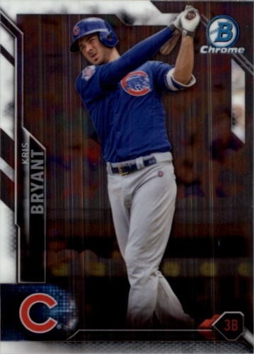 2016 Bowman Chrome Vending '16 Bowman #20 Kris Bryant Chicago Cubs