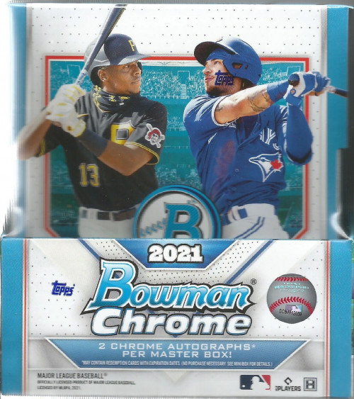 2021 Bowman Chrome Baseball Hobby Box Factory Sealed