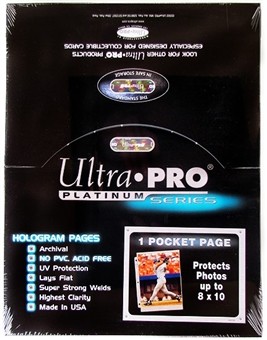 Ultra Pro Pages 1 Pocket - 100 Pack