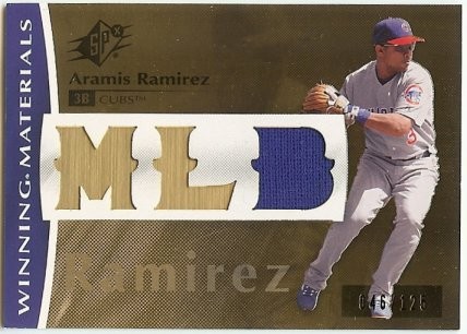 2008 Upper Deck SPX Aramis Ramirez Winning Materials 046/125