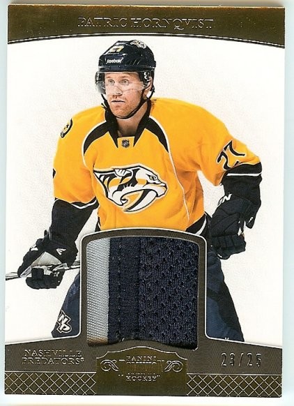 2011-12 Panini Dominion Patric Hornqvist Gold Patch 23/25