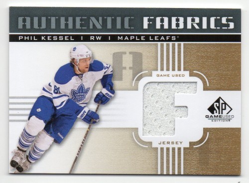 2011-12 Upper Deck SP Game Used Phil Kessel Authentic Fabrics 
