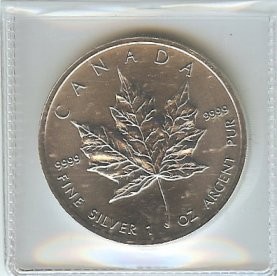 2011 CANADA Canadian MAPLE LEAF Sealed from ROYAL MINT .9999 BU SILVER Coin 1 oz