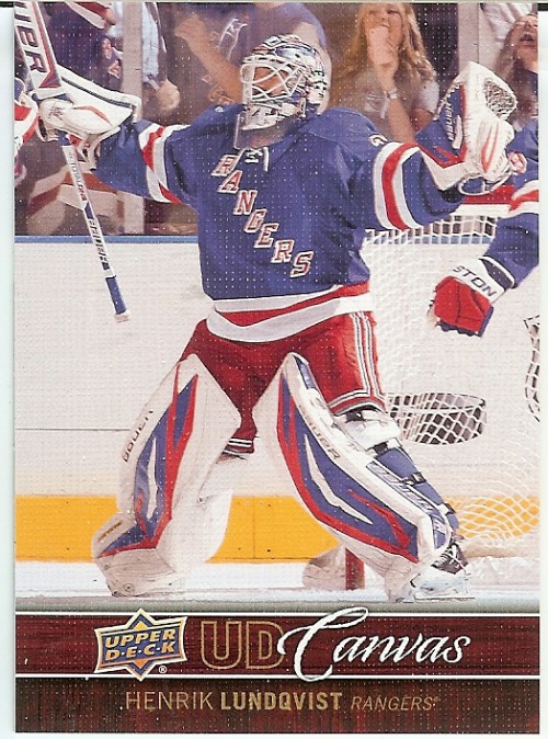 2012-13 Upper Deck Canvas Henrik Lundqvist
