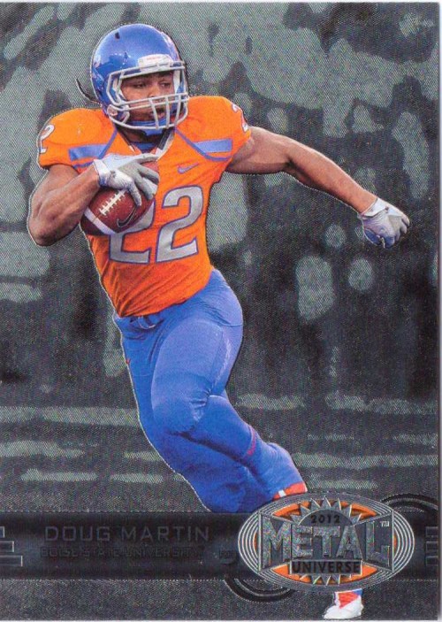 2012 Fleer Retro Doug Martin Metal Universe Base Single