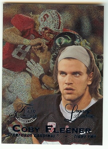 2012 Fleer Retro Coby Fleener Flair Showcase Legacy 088/100