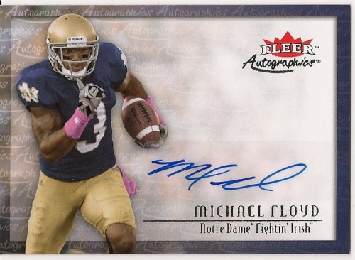 2012 Fleer Retro Michael Floyd '00 Autographics