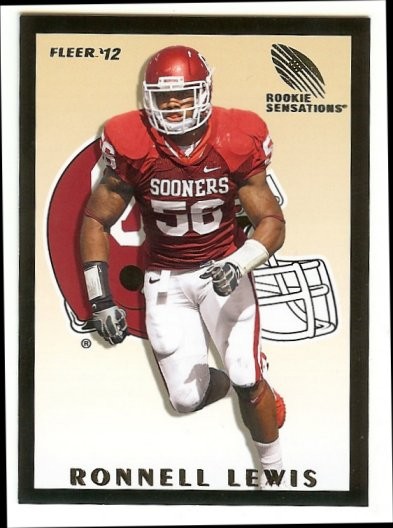 2012 Fleer Retro Ronnell Lewis Rookie Sensations