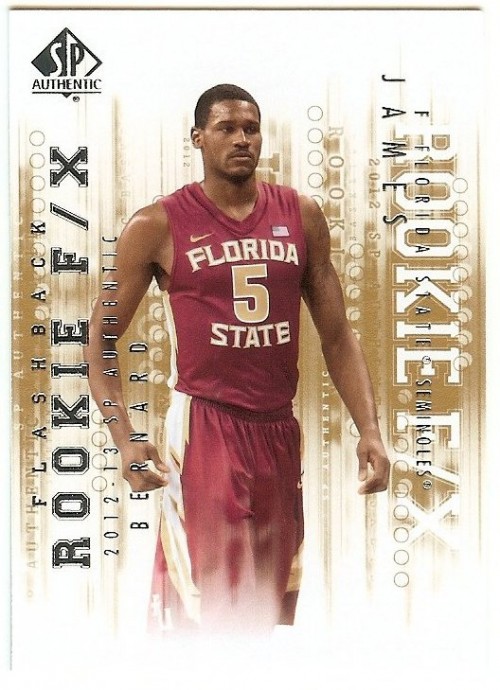 2012-13 SP Authentic Bernard James Flashback Rookie F/X 