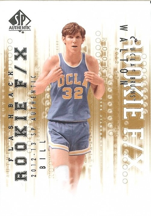 2012-13 SP Authentic Bill Walton Flashback Rookie F/X 