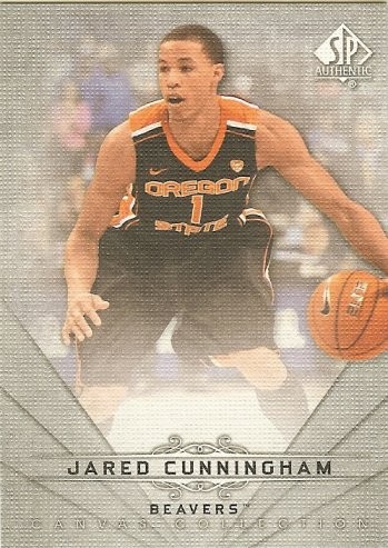 2012-13 SP Authentic Jared Cunningham Canvas SP