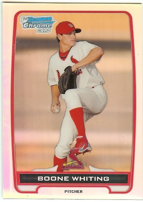 2012 Bowman Chrome Boone Whiting Refractor 148/500