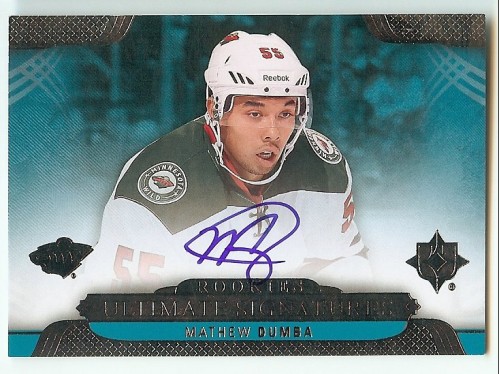 2013-14 UD Ultimate Mathew Dumba Ultimate Signatures Rookie