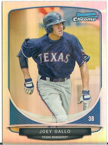 2013 Bowman Chrome Refractor Mini Joey Gallo