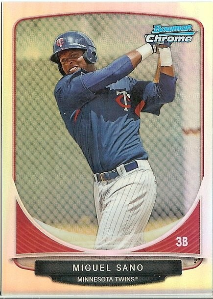 2013 Bowman Chrome Refractor Mini Miguel Sano