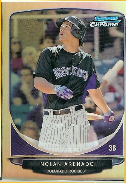 2013 Bowman Chrome Refractor Mini Nolan Arenado