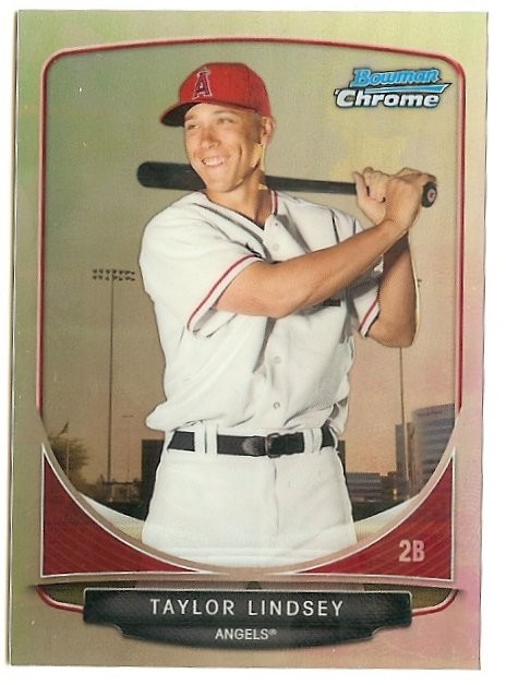 2013 Bowman Chrome Refractor Mini Taylor Lindsey