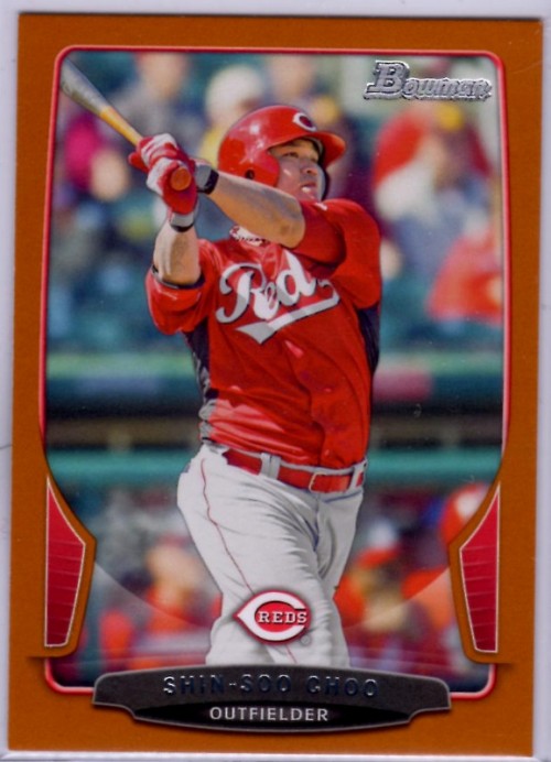 2013 Bowman Shin-Soo Choo Orange Parallel 124/250