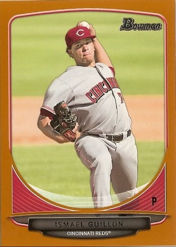 2013 Bowman Ismael Guillon Orange Parallel 167/250 RC