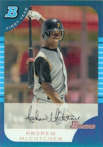 2013 Bowman Sapphire Rookie Reprint Andrew McCutchen