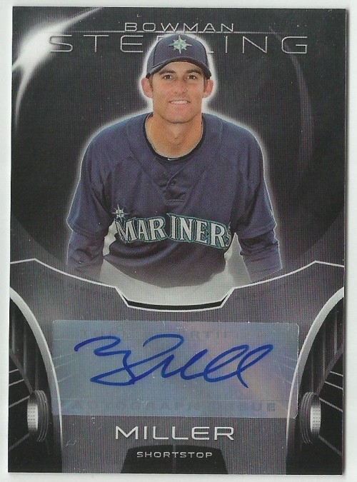 2013 Bowman Sterling Brad Miller Autograph