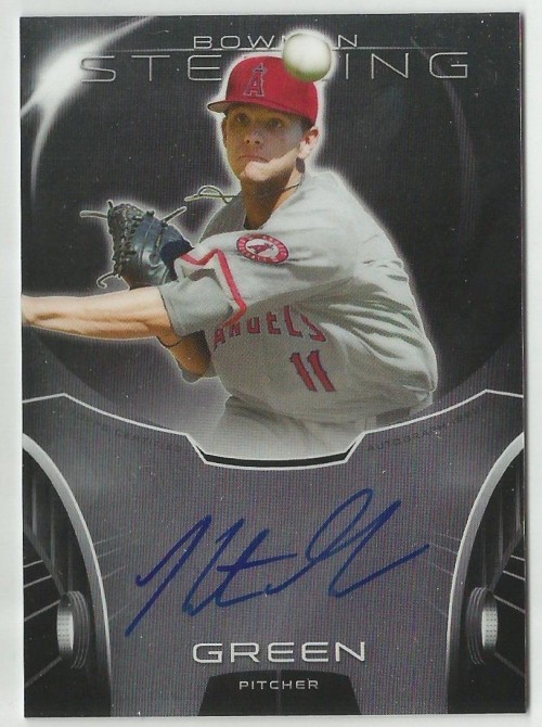2013 Bowman Sterling Hunter Green Autograph