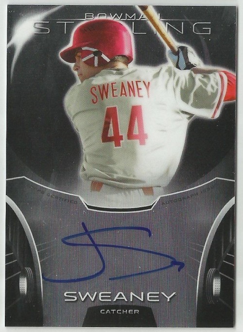 2013 Bowman Sterling Jake Sweaney Autograph