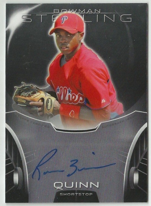 2013 Bowman Sterling Roman Quinn Autograph