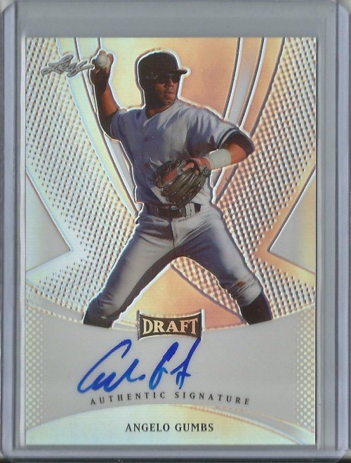 2013 Leaf Metal Angelo Gumbs Autograph