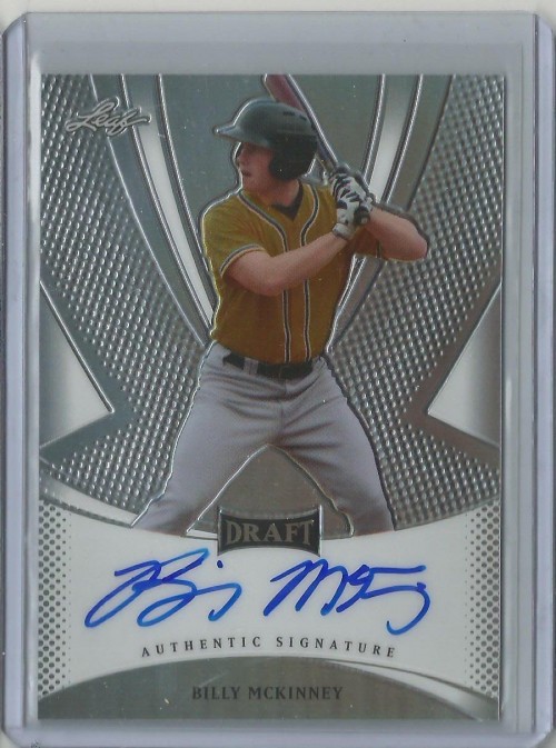 2013 Leaf Metal Billy McKinney Prismatic Refractor Autograph 