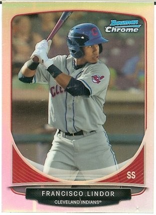 2013 Bowman Chrome Refractor Mini Francisco Lindor