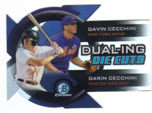 2014 Bowman Chrome Dual-Ing Die Cuts Gavin Cecchini Garin Cecchini