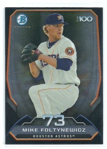 2014 Bowman Chrome Mike Foltynewicz Top 100 Prospects
