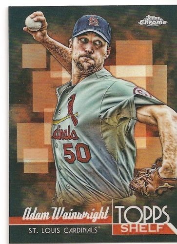 2014 Topps Chrome ADAM WAINWRIGHT Topps Shelf 