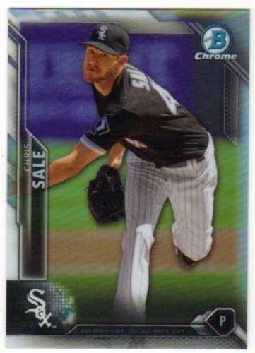 2016 Bowman Chrome Chris Sale Refractor 168/499 #53 White Sox