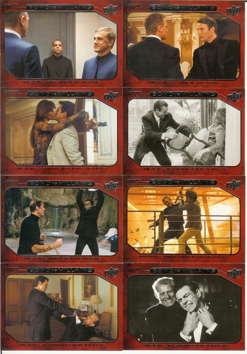 2019 Upper Deck James Bond Bond Villains Insert Set Complete BV-1 - BV-20