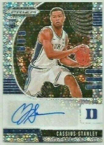 2020-21 Panini Prizm Draft Picks Cassius Stanley Disco Autograph