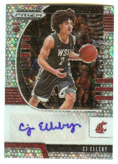 2020-21 Panini Prizm Draft Picks CJ Elleby Disco Autograph