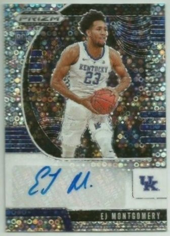 2020-21 Panini Prizm Draft Picks EJ Montgomery Disco Autograph