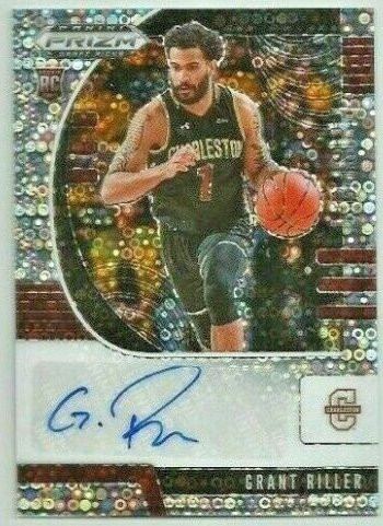 2020-21 Panini Prizm Draft Picks Grant Riller Disco Autograph