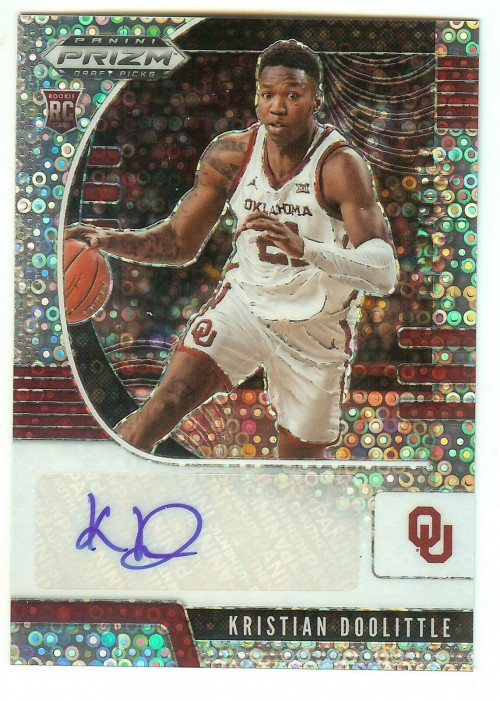 2020-21 Panini Prizm Draft Picks Kristian Doolittle Disco Autograph