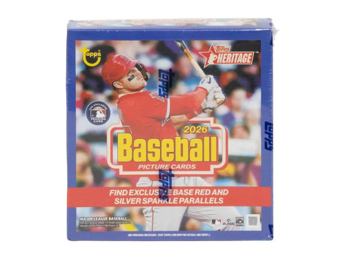 2026 Topps Heritage Baseball Mega Box Factory Sealed 