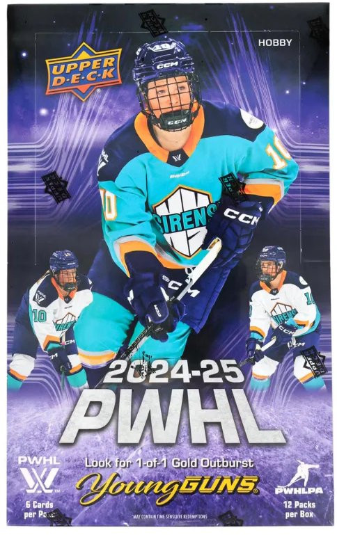 2024-25 Upper Deck PWHL Hockey Hobby Box Factory Sealed - AVAILABLE IN STORE ONLY--SPECIAL CLEARANCE