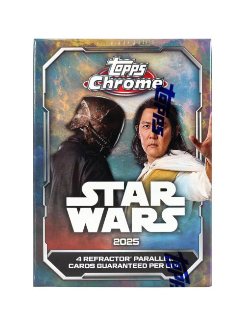 2025 Topps Chrome Star Wars Blaster Box Factory Sealed 