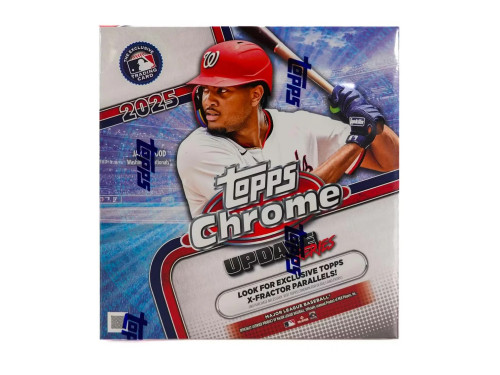 2025 Topps Chrome Update Series Baseball Mega Box Factory Sealed 
