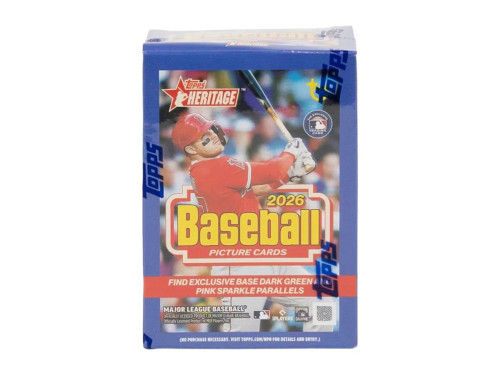 2026 Topps Heritage Baseball Blaster Box Factory Sealed 